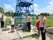 Satlantas Polres Grobogan Buat Sumur Bor untuk Warga Kesulitan Air Bersih
