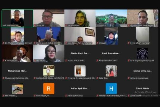 PWI Jateng Siapkan Modifikasi Agar Sekolah Jurnalistik Bersama FH Unissula Lebih Berbobot