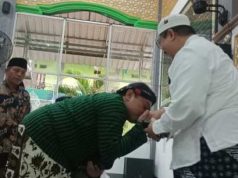 Maju Nyabup, Gus Nung Minta Doa Restu kepada Gus Wafi Maemoen