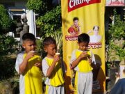 Peringati Haornas, Siswa dan Guru SDN 3 Tubanan Minum Susu, Jalan sehat, dan Makan Bersama