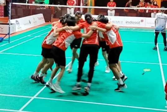 Menang Telak atas Jabar, Tim Bulu Tangkis Beregu Putri Jateng Sabet Emas