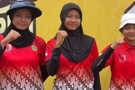 Trio Srikandi Jateng Persembahkan Emas Panahan