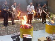 Kejari Kota Semarang Musnahkan Barang Bukti Narkotika hingga Uang Palsu
