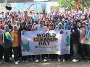 SMKN 3 Jepara Bebersih Kali Kanal Dalam Rangka World Cleanup Day