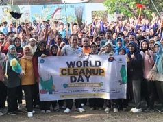 SMKN 3 Jepara Bebersih Kali Kanal Dalam Rangka World Cleanup Day