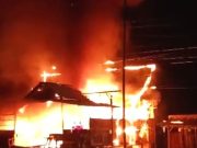 Lupa Mematikan Kompor, Warung Makan Ludes Terbakar
