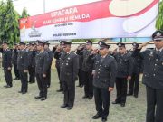 Upacara Hari Sumpah Pemuda di Polres Kebumen Khidmat