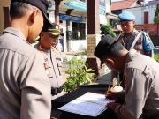 Upacara Penyerahan Jabatan Kapolsek dan Kenaikan Pangkat