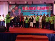 Ribuan Relawan Deklarasi Dukung Paslon Dedy-Iin