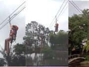 Makan, Mancing, Bersampan, dan Main Flying Fox di Kampoeng Banyumili