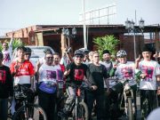 Gowes Relawan Santrine Guse Bersama Gus Ghofur dan Gus Nung