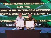 KAI Bersama Kejati Jawa Tengah Tandatangani PKS Penanganan Masalah Hukum