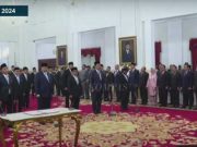 Presiden Prabowo Lantik 48 Menteri dan 5 Pejabat Setingkat Menteri, Nama Luhut Akhirnya Masuk