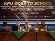 KPU Grobogan Goes to School ke SMA Muhammadiyah Purwodadi, Sasar Pemilih Pemula
