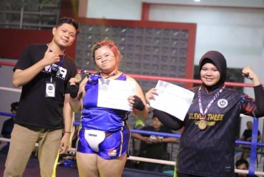 Fighter USM Sukses Rengkuh Tiga Emas di Reinz Fight Arena
