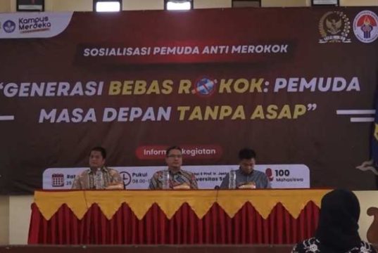 Gandeng Kemenpora dan Komisi X DPR RI, USM Gelar Sosialisasi Pemuda Antirokok