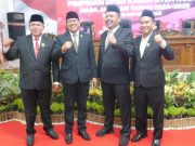 Dua Calon Bupati Kompak Hadiri Pelantikan Pimpinan DPRD Kudus