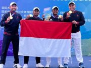 KONI Jateng Sambut Kedatangan Tiga Atlet Woodball yang Sumbang 2 Emas di Kejuaraan Dunia