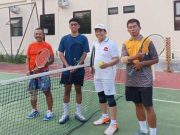 USM Tenis Club dan Purnawirawan Polda Jateng Gelar Laga Persahabatan