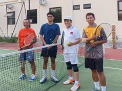 USM Tenis Club dan Purnawirawan Polda Jateng Gelar Laga Persahabatan