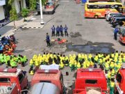 Anak-Anak Siswa TK dan SD/MI Geruduk Kantor Pemadam Kebakaran Kabupaten Grobogan