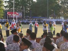 Sebanyak 1.500 Peserta Ikuti Apel Besar HUT Ke- 79 PGRI di Karimunjawa, Pj Bupati Jepara Tegaskan Komitmennya
