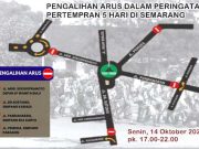 Senin Sore Hingga Malam Akses ke Tugu Muda Ditutup, Ini Pengalihan Arus Lalu Lintasnya