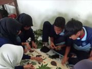 Cetak Kreasi Alami, Siswa SMPN 1 Welahan Antusias Belajar Ecoprint