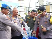 Ganja dan Miras Dimusnahkan Bersama Knalpot Brong