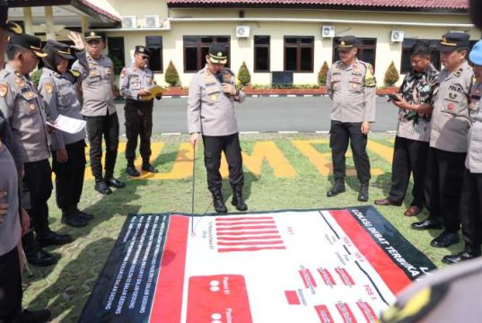 Amankan Debat Pilbup, Polres Kebumen Gelar Tactical Floor Game