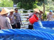 Mempelopori Tanam Sayur dan Buah Serta Tebar Benih Ikan