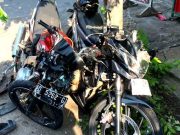 Seorang Meninggal, Dua Motor Bertabrakan Adu Kepala Banteng