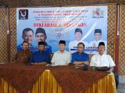 Relawan Prabowo Gibran Deklrarasi Dukung Yophi-Lukman dan Luthfi-Yasin