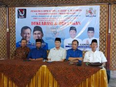 Relawan Prabowo Gibran Deklrarasi Dukung Yophi-Lukman dan Luthfi-Yasin