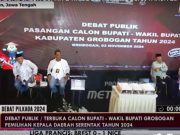 Debat Publik Pilkada Grobogan, Pasangan Bambang-Catur Keberatan Penyampaian Visi-Misi Hanya 2 Menit