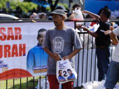 Kampanyekan Luthfi-Yasin, Relawan Bolone Mas Lutfhi Kudus Gelar Pasar Murah