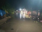 Tanggul Jebol di Dua Titik Desa Lemahputih Brati Banjir Usai Penghitungan Suara