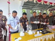 Kejaksaan Negeri Grobogan Musnahkan Barang Bukti 45 Perkara dari Juli hingga November