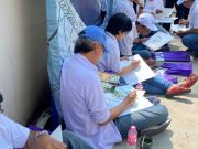 Rayakan Dies Natalis Ke-57, Reuni Arsitektur SCU Gelar Sketsa Massal