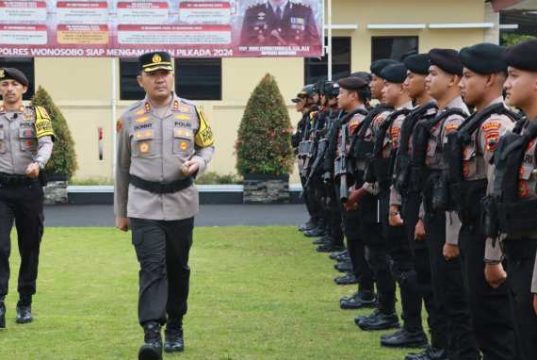 Polres Wonosobo Siapkan 3.494 Personel untuk Amankan Pilkada Besok