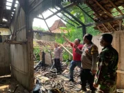 Motor Supra Hangus Dibakar di Dapur di Toroh, Api Lahap Dinding dan Perabotan