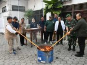 KPU Grobogan Musnahkan Kelebihan 1.213 Surat Suara Pilbup dan Pilgub