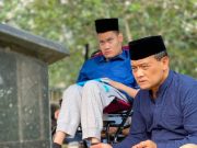 Ziarah ke Makam Istri Bersama Anaknya, Ahmad Luthfi Teringat Pesan Jaga Amanah