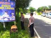Sambut Nataru, Pasang Tambahan Rambu di Lokasi Rawan Kecelakaan
