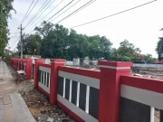 Lahan Bekas Pasar Glendoh di Purwodadi Kini Dipagari, Selanjutnya untuk Apa?