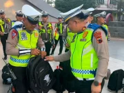 Satlantas Polres Grobogan Periksa Kelengkapan Tugas Personel Jelang Operasi