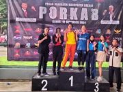 Atlet Bantarkawung Borong 7 Medali Emas Porkab KBI Brebes, Jadi Juara Umum Cabor Kick Boxing