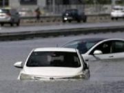 Jalan Raya Berubah Fungsi Menjadi Sungai