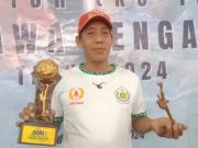 Perkuat Identitas Kota, Wasit Sepak Takraw Nasional Asal Jepara Ciptakan Piala dari Kayu Jati Ukiran