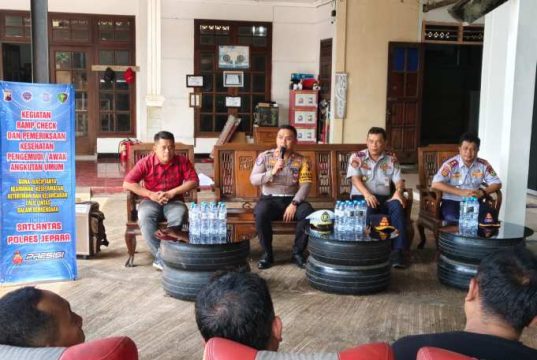 Polres Jepara Gandeng Dishub Gelar Ramp Check untuk Persiapan Libur Nataru